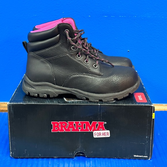 Brahma Shoes Brahma Bevel Womens Steel Toe Safety Work Boots Blackpink New Poshmark